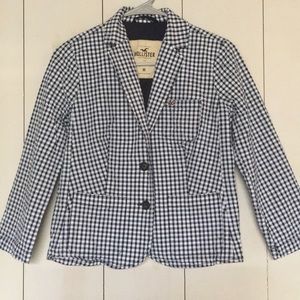 Hollister Gingham Blazer